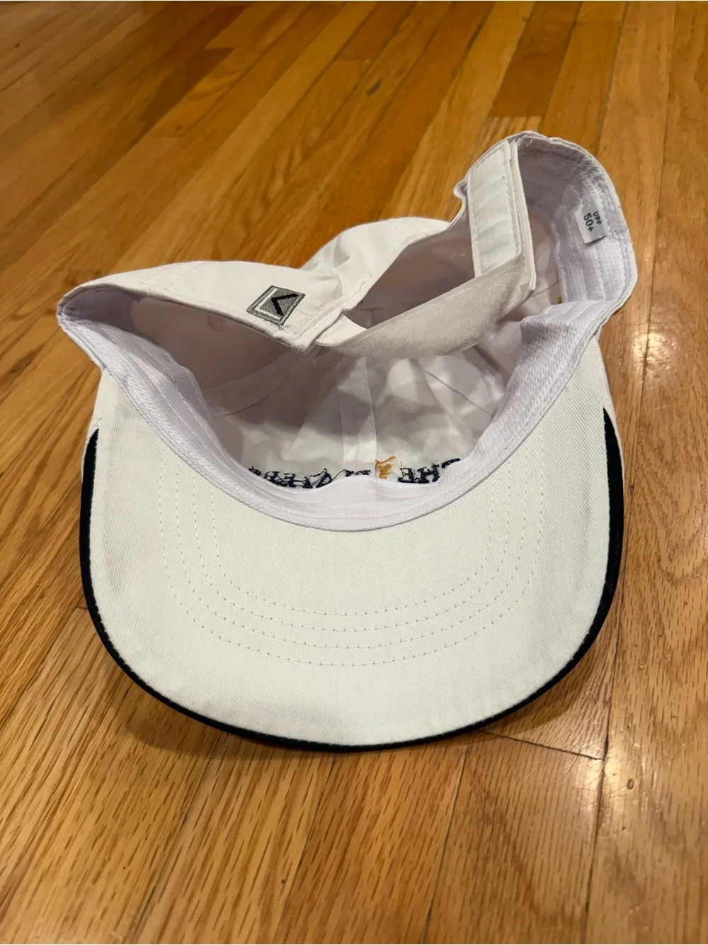 Optum The Players White Golf Cap with Navy Trim